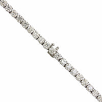 18K White Gold Diamond Tennis Necklace