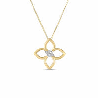 Roberto Coin 18K Yellow Gold Cialoma Diamond Necklace