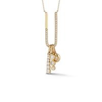 Dana Rebecca 14K Yellow Gold 3 Removeable Charm Necklace
