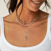 Dana Rebecca 14K Yellow Gold 3 Removeable Charm Necklace
