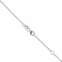 18K White Gold 9 Stone Adjustable Diamond Necklace