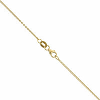 18K Yellow & White Gold 11 Stone Diamond Necklace