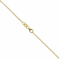 18K Yellow & White Gold 11 Stone Diamond Necklace