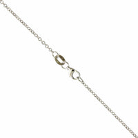 18K White Gold 17 Stone Diamond Necklace