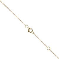 14K Yellow & White Gold Pear Diamond Necklace