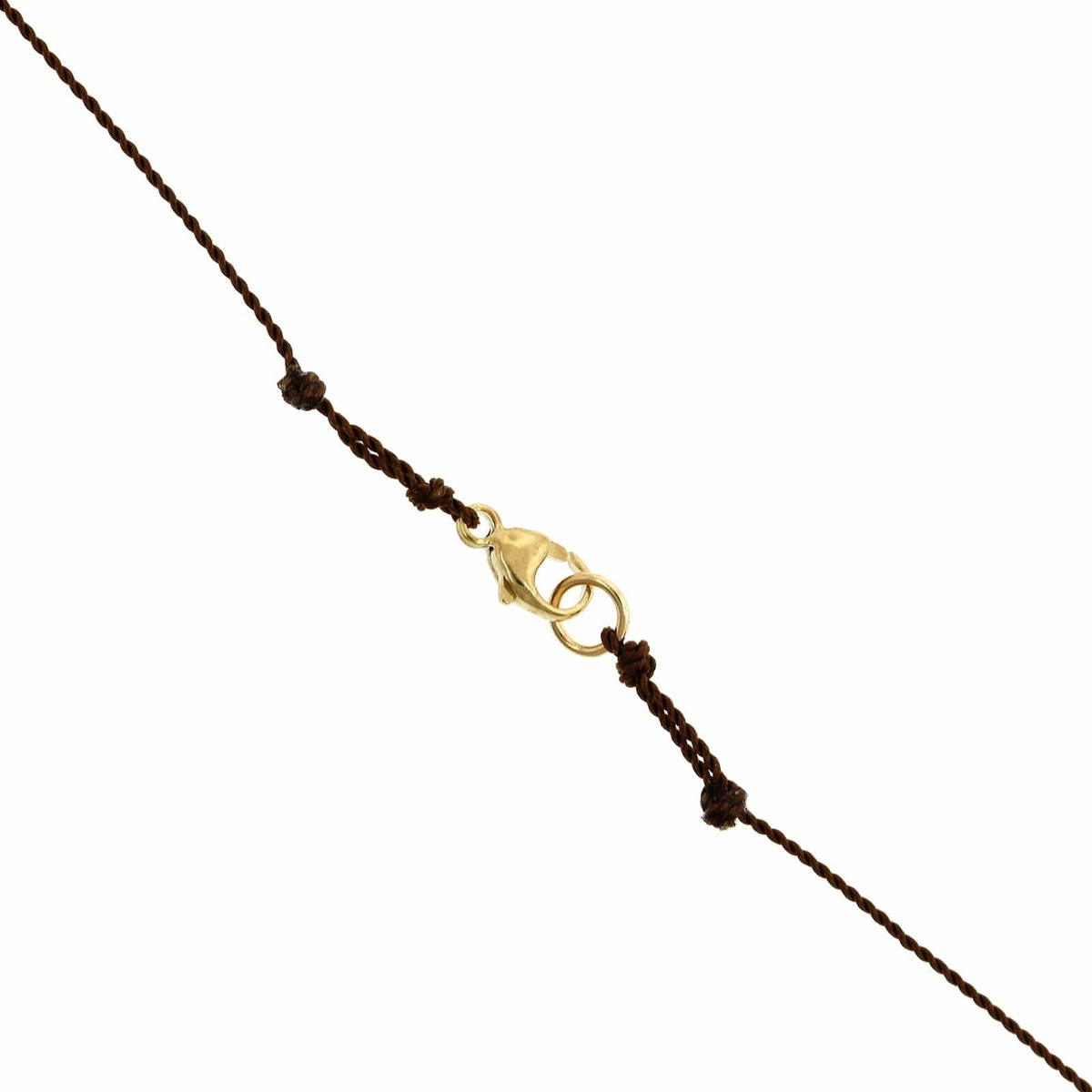 18K Yellow Gold Blue Topaz Bead Necklace