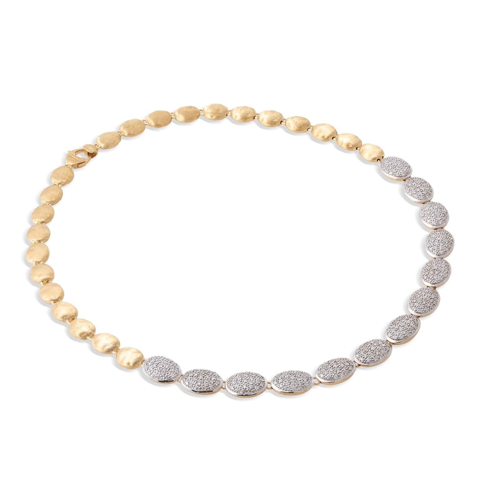 Marco Bicego 18K Yellow & White Gold Siviglia Diamond Necklace
