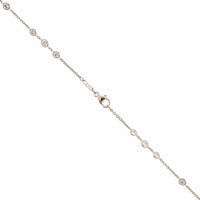 Platinum Diamond By The Yard Necklace