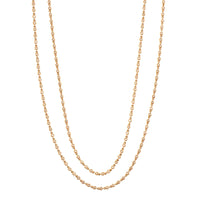18K Rose Gold Diamonds By The Yard Necklace