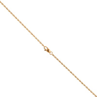 18K Rose Gold Diamonds By The Yard Necklace