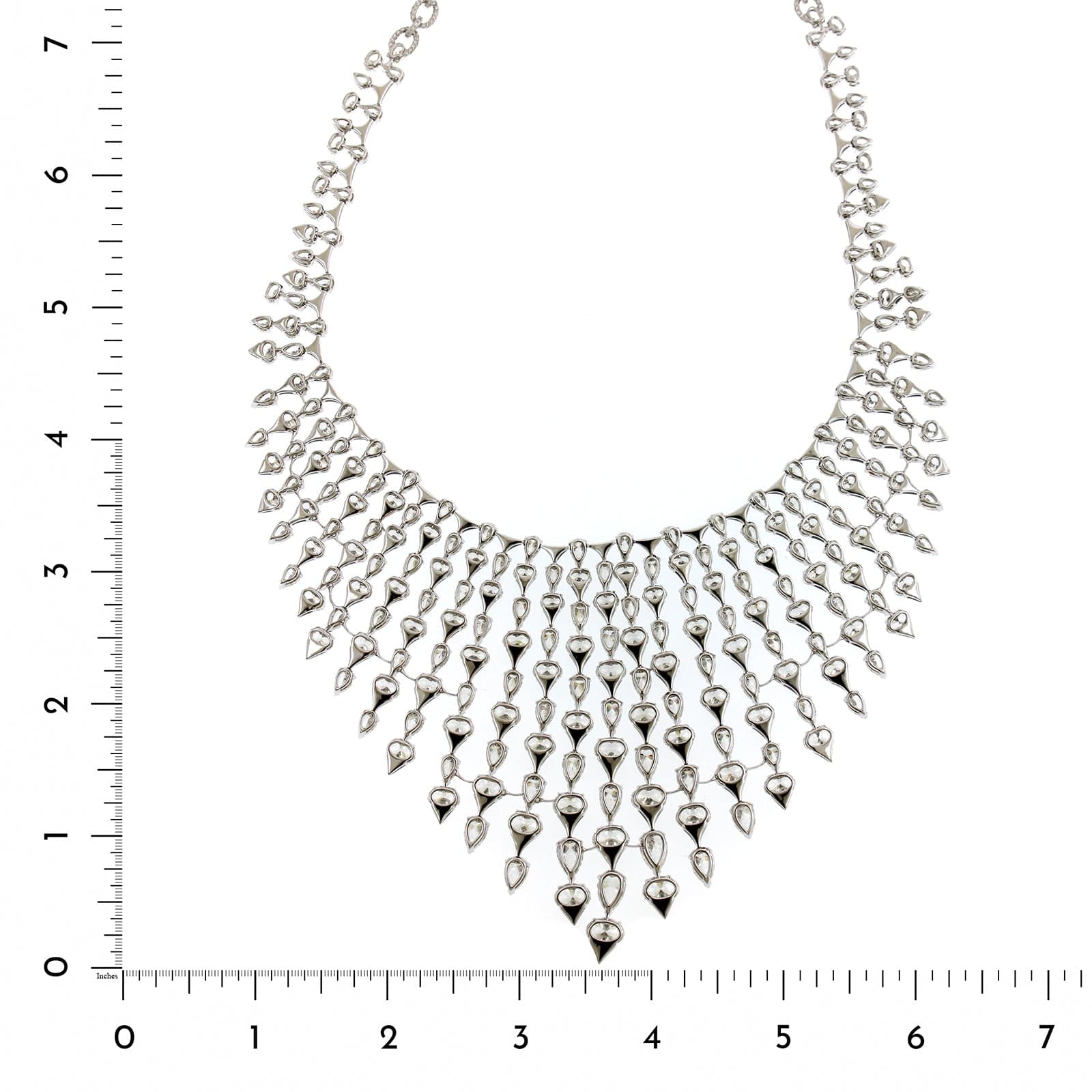 Etho Maria 18K White Gold Oval & Pear Shaped Diamond
