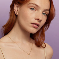 Sorellina 18K Yellow Gold Diamond Star Necklace
