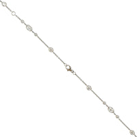Platinum Diamonds By The Yard Necklace