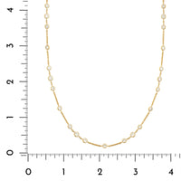 18K Yellow Gold Diamond By The Yard Necklace