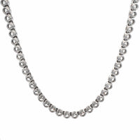 Platinum 4 Prong Diamond Tennis Necklace