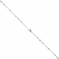 Platinum Diamonds By The Yard Necklace