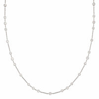 Platinum Diamonds By The Yard Necklace
