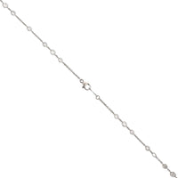 Platinum Diamonds By The Yard Necklace