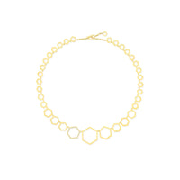 CADAR 18K Yellow Gold B Home Diamond Necklace