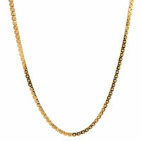 18K Yellow Gold Diamond Tennis Necklace