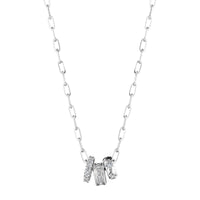 Penny Preville 18K White Gold Diamond Ring Necklace