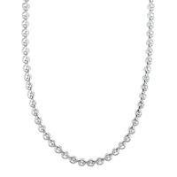 18K White Gold Round Diamond Tennis Necklace