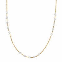 18K Yellow Gold Diamond By The Yard Necklace