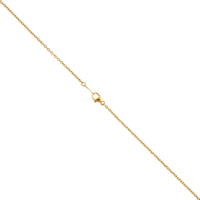 18K Yellow Gold Diamond By The Yard Necklace