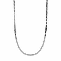 14K White Gold 6CTW Diamond Tennis Necklace