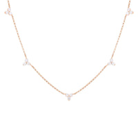 Roberto Coin 18K Rose Gold Love By The Inch Diamond Necklace