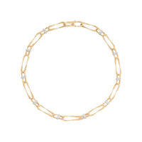 Marco Bicego 18K Yellow & White Gold Marrakech Onde Diamond Link Necklace