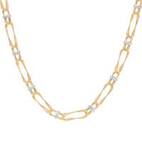 Marco Bicego 18K Yellow & White Gold Marrakech Onde Diamond Link Necklace