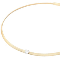 Marco Bicego 18K Yellow & White Gold Masai Single Strand Diamond Necklace
