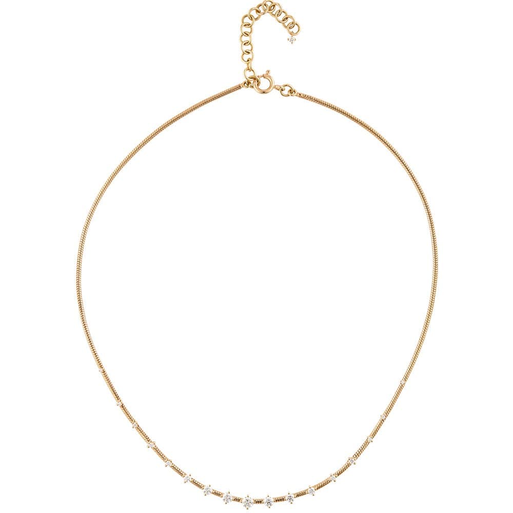 Fernando Jorge 18K Yellow Gold Round Diamond Necklace