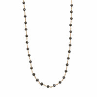 Etho Maria 18K Rose Gold Black Diamond Briolette Necklace