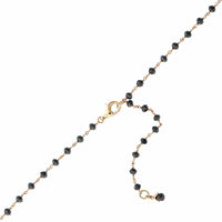 Etho Maria 18K Rose Gold Black Diamond Briolette Necklace