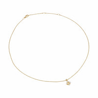 Petite Modern Renaissance® Pyramid Pendant Necklace 18K Yellow Gold with Diamonds, 10.9mm