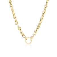 Sorellina 18K Yellow Gold Diamond Teardrop Chain Necklace
