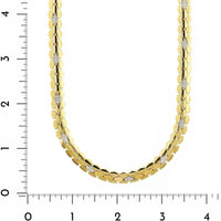 Roberto Coin 18K Yellow Gold Cobra Diamond Collar Necklace