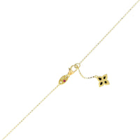 Roberto Coin 18K Yellow Gold Princess Flower Diamond Station Necklace