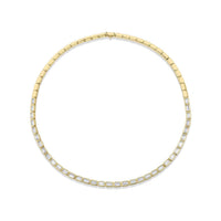 Anita Ko 18K Yellow Gold Baguette Cut Diamond Bunny Necklace