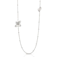 Pasquale Bruni 18K White Gold Diamond Giardini Segreti Opera Necklace
