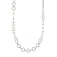 Etho Maria 18K White Gold Multi Shaped Diamond Necklace
