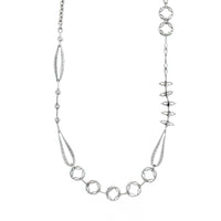 Etho Maria 18K White Gold Multi Shaped Diamond Necklace