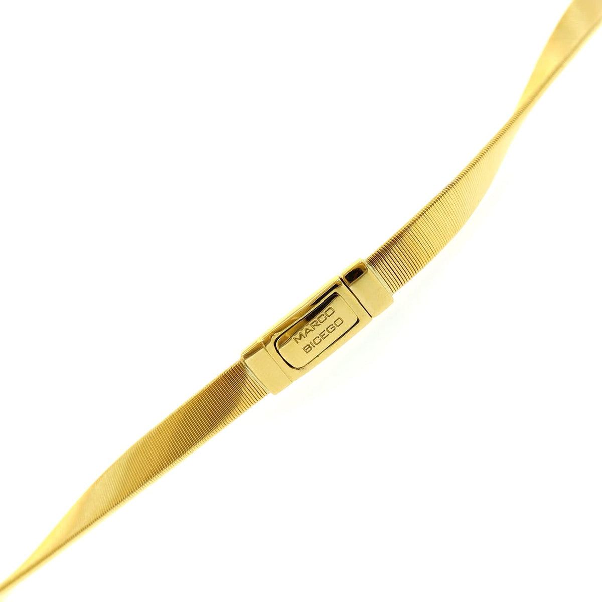 Marco Bicego 18K Yellow and White Gold Marrakech Pave Diamond Necklace