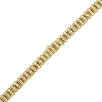Eclat Jewels 18K Yellow Gold Graduated Diamond Collar Necklace
