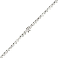 Eclat Jewels Platinum Round Diamond Tennis Necklace