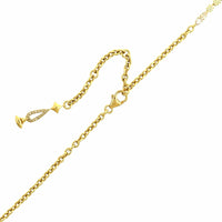 Etho Maria 18K Yellow Gold Brown and Yellow Diamond Necklace
