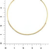 Etho Maria 18K Yellow Gold Pave Diamond Collar Necklace