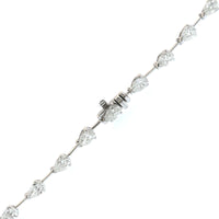 Etho Maria 18K White Gold and Platinum Pear Shaped Diamond Necklace